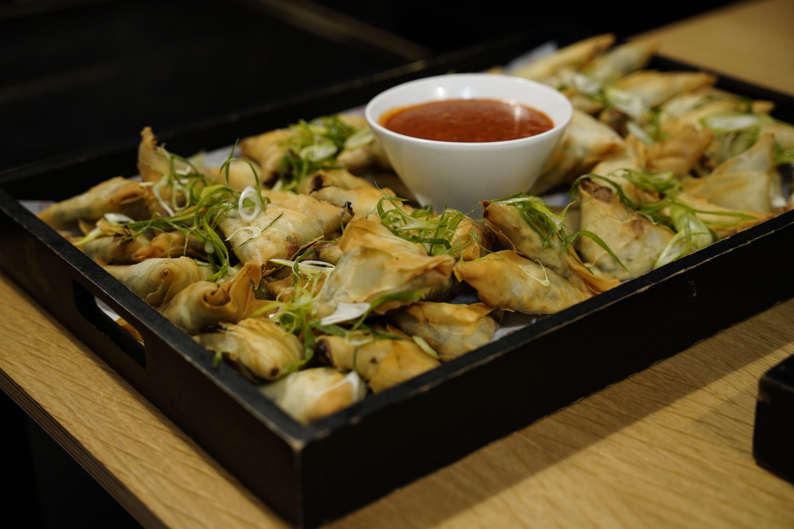 Canapes served at the Aspora event